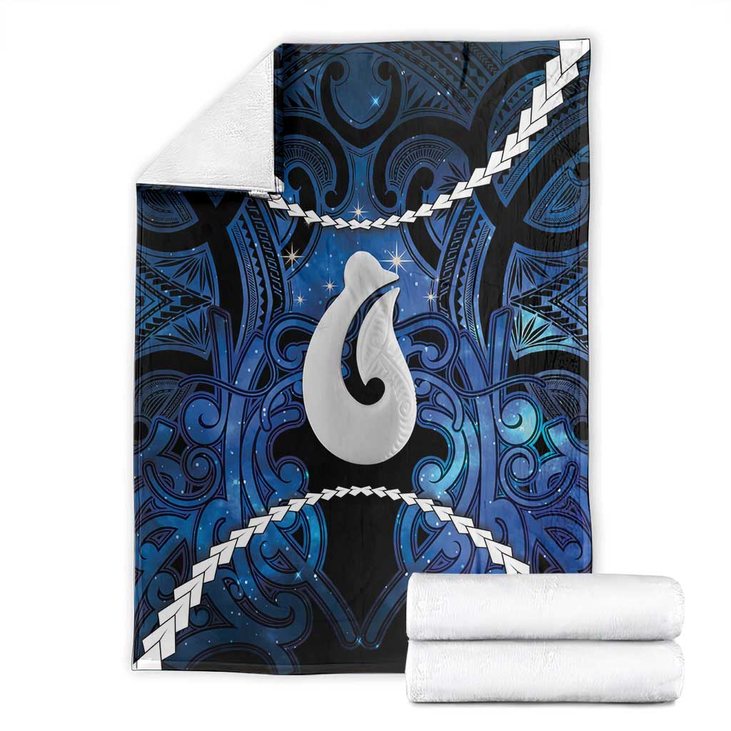 Maori Matariki Hei Matau Blanket Maori Kowhaiwhai Pattern Galaxy