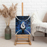 Maori Matariki Hei Matau Canvas Wall Art Maori Kowhaiwhai Pattern Galaxy LT01 - Polynesian Pride