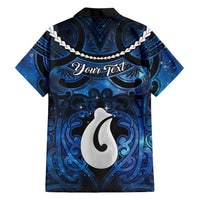 Personalized Maori Matariki Hei Matau Hawaiian Shirt Maori Kowhaiwhai Pattern Galaxy LT01 - Polynesian Pride