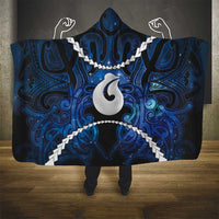 Maori Matariki Hei Matau Hooded Blanket Maori Kowhaiwhai Pattern Galaxy LT01 - Polynesian Pride
