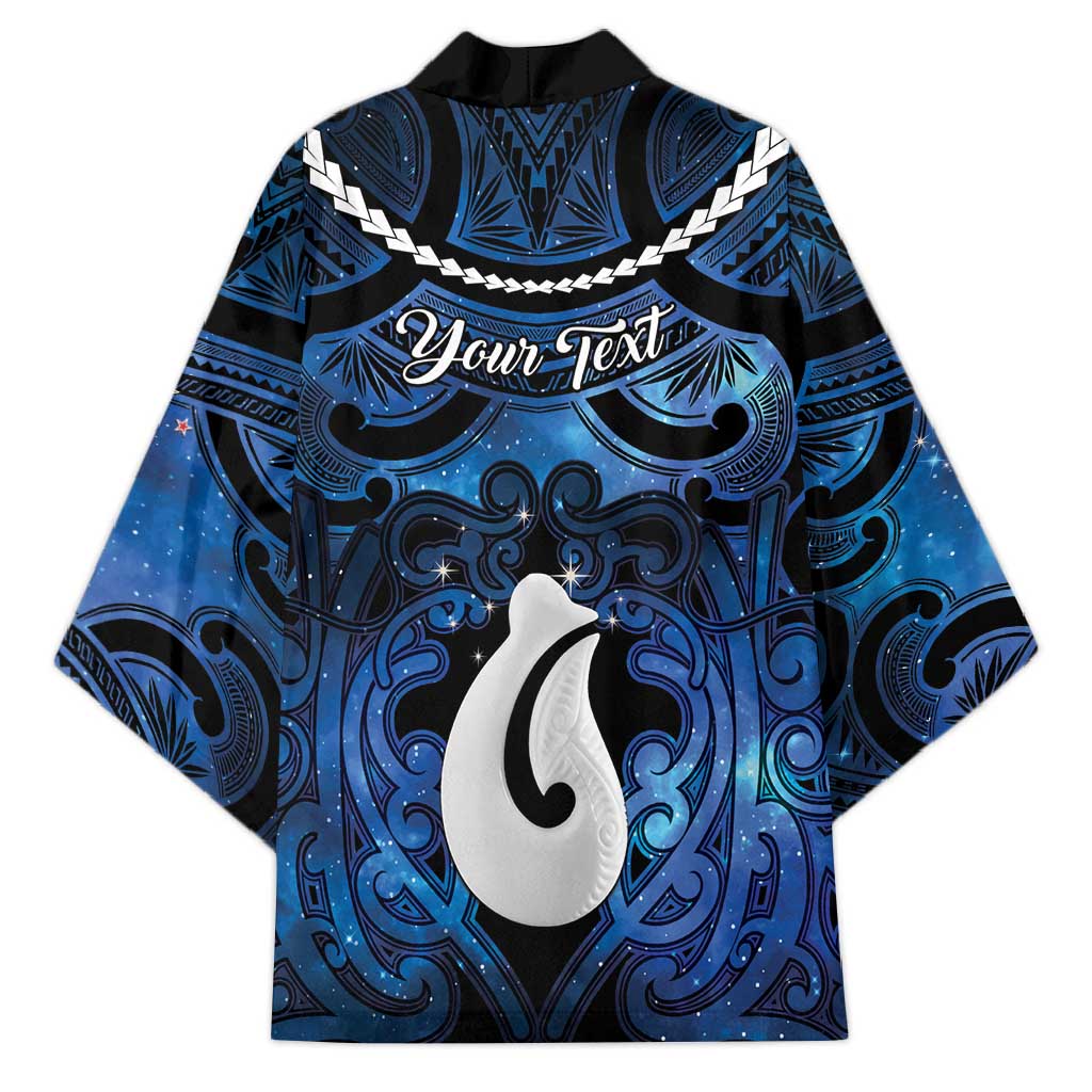 Personalized Maori Matariki Hei Matau Kimono Maori Kowhaiwhai Pattern Galaxy LT01 - Polynesian Pride
