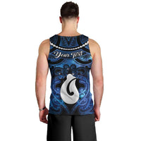 Personalized Maori Matariki Hei Matau Men Tank Top Maori Kowhaiwhai Pattern Galaxy LT01 - Polynesian Pride