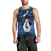 Personalized Maori Matariki Hei Matau Men Tank Top Maori Kowhaiwhai Pattern Galaxy LT01 - Polynesian Pride
