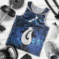 Personalized Maori Matariki Hei Matau Men Tank Top Maori Kowhaiwhai Pattern Galaxy LT01 - Polynesian Pride