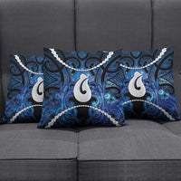 Maori Matariki Hei Matau Pillow Cover Maori Kowhaiwhai Pattern Galaxy LT01 - Polynesian Pride