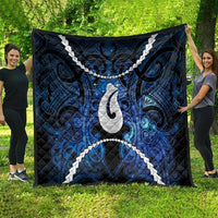 Maori Matariki Hei Matau Quilt Maori Kowhaiwhai Pattern Galaxy LT01 - Polynesian Pride