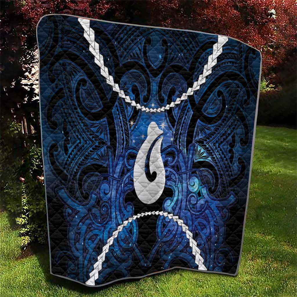 Maori Matariki Hei Matau Quilt Maori Kowhaiwhai Pattern Galaxy LT01 - Polynesian Pride