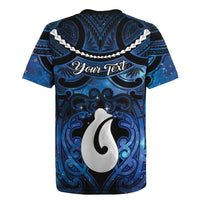Personalized Maori Matariki Hei Matau Rugby Jersey Maori Kowhaiwhai Pattern Galaxy LT01 - Polynesian Pride