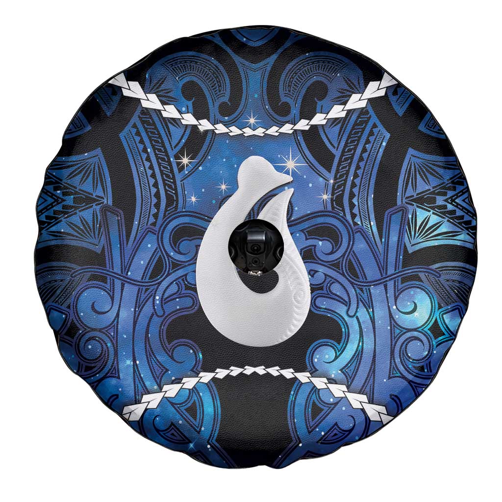 Maori Matariki Hei Matau Spare Tire Cover Maori Kowhaiwhai Pattern Galaxy LT01 - Polynesian Pride
