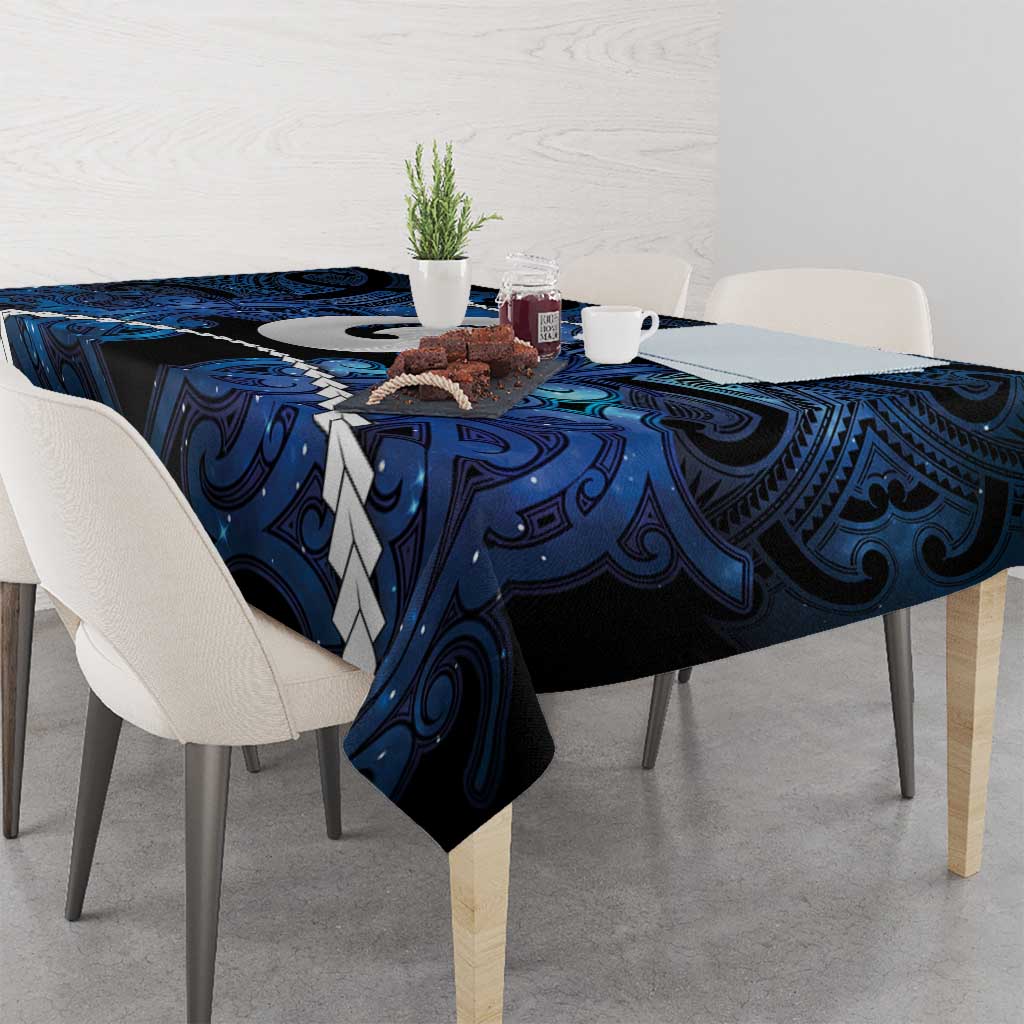 Maori Matariki Hei Matau Tablecloth Maori Kowhaiwhai Pattern Galaxy LT01 - Polynesian Pride