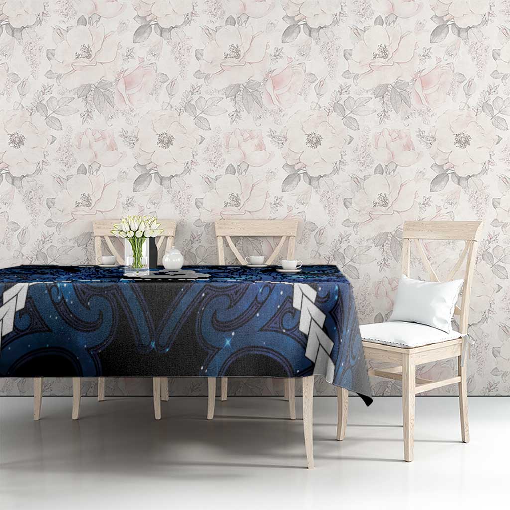 Maori Matariki Hei Matau Tablecloth Maori Kowhaiwhai Pattern Galaxy LT01 - Polynesian Pride