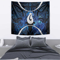 Maori Matariki Hei Matau Tapestry Maori Kowhaiwhai Pattern Galaxy LT01 - Polynesian Pride