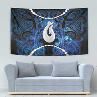 Maori Matariki Hei Matau Tapestry Maori Kowhaiwhai Pattern Galaxy LT01 - Polynesian Pride