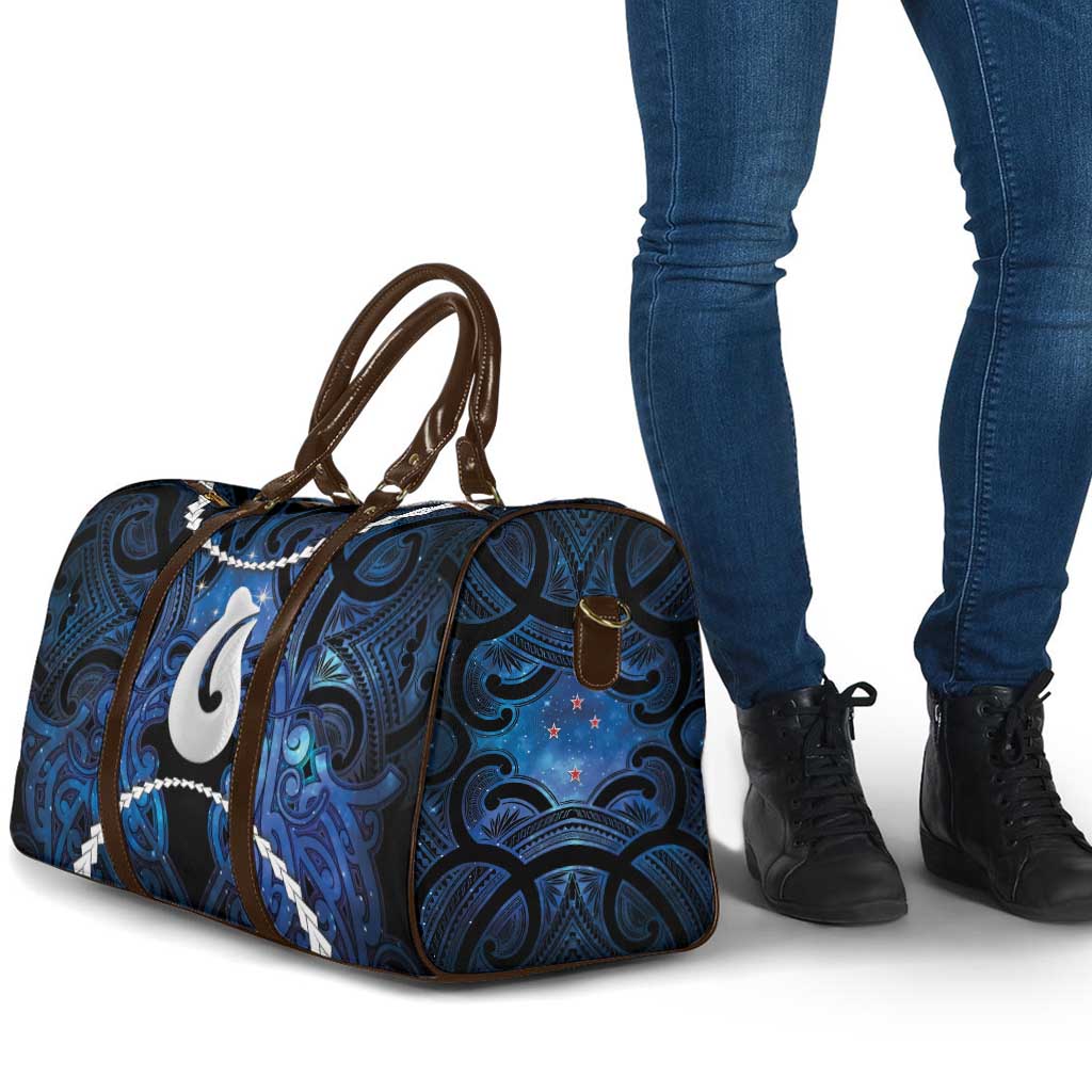 Maori Matariki Hei Matau Travel Bag Maori Kowhaiwhai Pattern Galaxy LT01 - Polynesian Pride