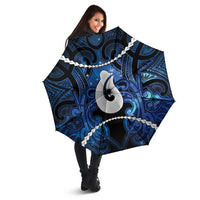 Maori Matariki Hei Matau Umbrella Maori Kowhaiwhai Pattern Galaxy LT01 - Polynesian Pride
