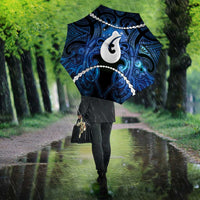 Maori Matariki Hei Matau Umbrella Maori Kowhaiwhai Pattern Galaxy LT01 - Polynesian Pride