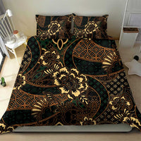 Indonesian Batik Pattern Vintage Brown Bedding Set