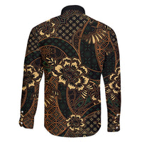 Indonesian Batik Pattern Vintage Brown Family Matching Puletasi and Hawaiian Shirt LT01 - Polynesian Pride