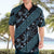 Indonesia Batik Pattern Hawaiian Shirt Blue Version