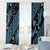 Indonesia Batik Pattern Window Curtain Blue Version