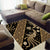 Indonesia Batik Pattern Area Rug Gold Version