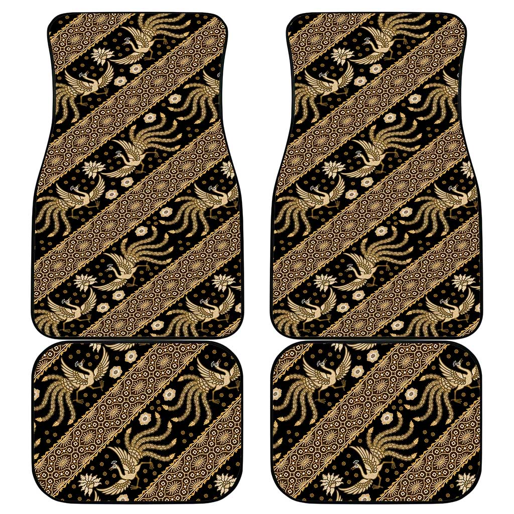 Indonesia Batik Pattern Car Mats Gold Version
