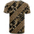 Indonesia Batik Pattern T Shirt Gold Version