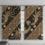 Indonesia Batik Pattern Window Curtain Gold Version