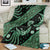 Indonesia Batik Pattern Blanket Green Version