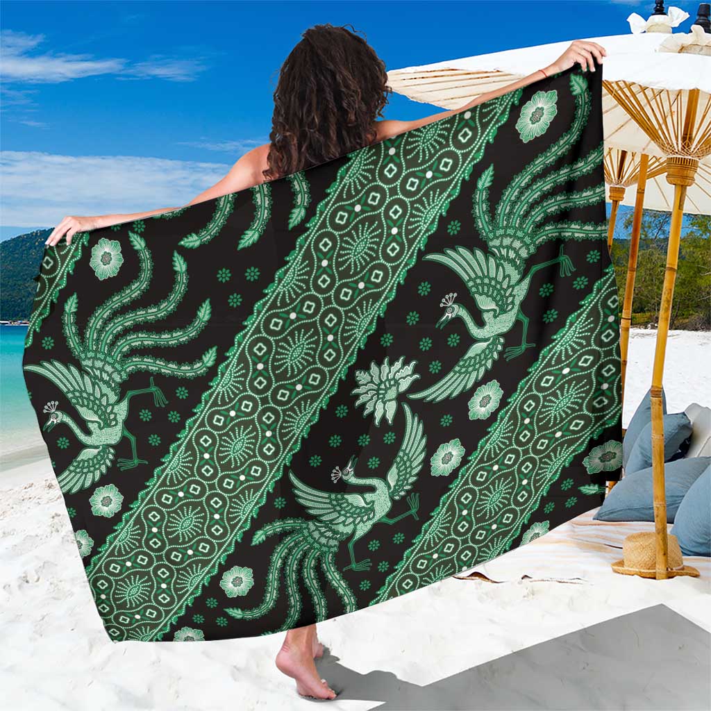 Indonesia Batik Pattern Sarong Green Version