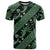 Indonesia Batik Pattern T Shirt Green Version