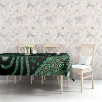 Indonesia Batik Pattern Tablecloth Green Version