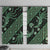 Indonesia Batik Pattern Window Curtain Green Version