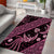 Indonesia Batik Pattern Area Rug Pink Version