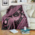 Indonesia Batik Pattern Blanket Pink Version