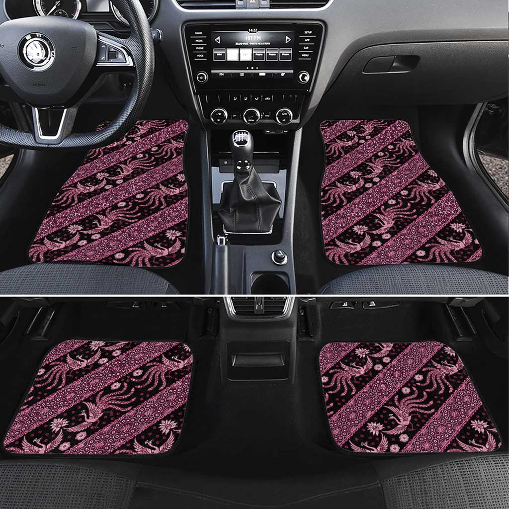 Indonesia Batik Pattern Car Mats Pink Version