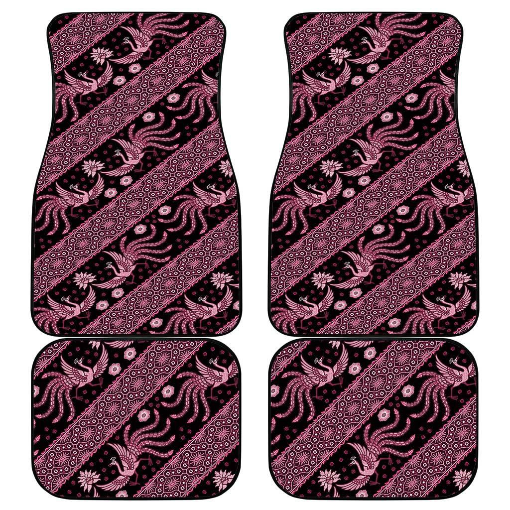 Indonesia Batik Pattern Car Mats Pink Version