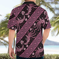 Indonesia Batik Pattern Hawaiian Shirt Pink Version