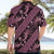 Indonesia Batik Pattern Hawaiian Shirt Pink Version