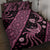 Indonesia Batik Pattern Quilt Bed Set Pink Version