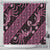 Indonesia Batik Pattern Shower Curtain Pink Version