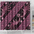 Indonesia Batik Pattern Shower Curtain Pink Version