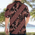 Indonesia Batik Pattern Hawaiian Shirt Red Version