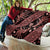 Indonesia Batik Pattern Quilt Red Version