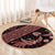 Indonesia Batik Pattern Round Carpet Red Version