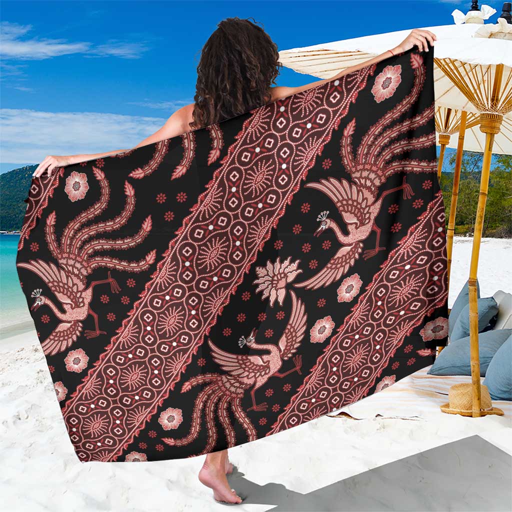 Indonesia Batik Pattern Sarong Red Version