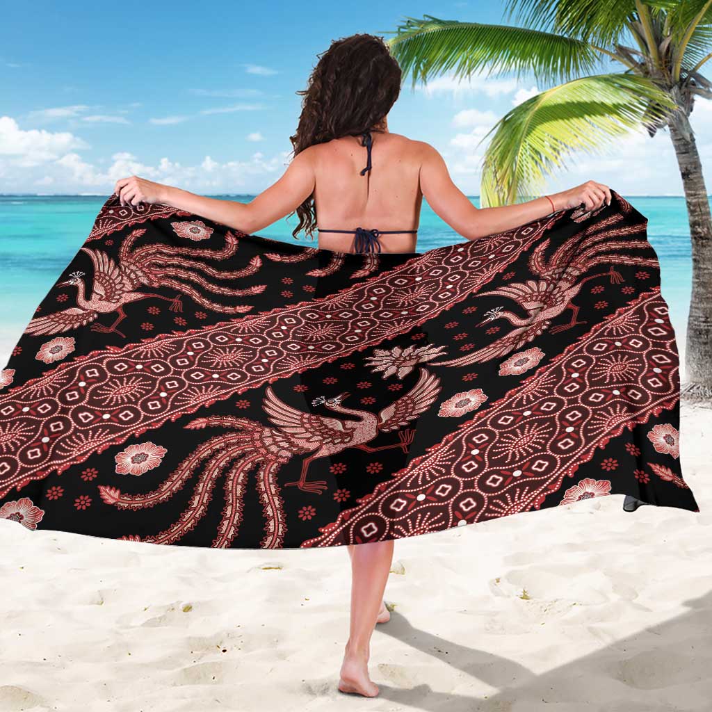 Indonesia Batik Pattern Sarong Red Version