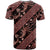 Indonesia Batik Pattern T Shirt Red Version