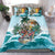 Aloha Hawaii Skeleton Bedding Set Tropical Summer Vibe