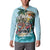 Personalized Aloha Hawaii Skeleton Button Sweatshirt Tropical Summer Vibe